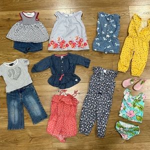 Lot of 18 Month Baby Girl Clothes
